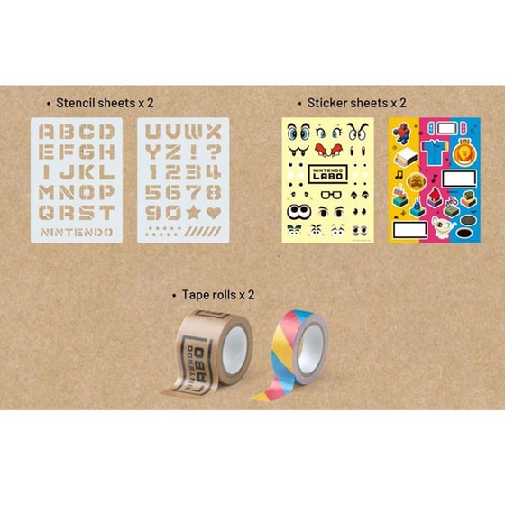 Nintendo Labo Customisation Set - Σετ Διακοσμητικών Nintendo Switch Labo image 1
