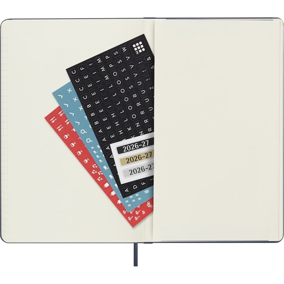 Ημερολόγιο Εβδομαδιαίο 2027 Moleskine 18Μ L Hardcover Μπλε image 4
