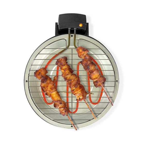 Επιτραπέζια Ηλεκτρική Ψησταριά NEDIS BBQE112BK 1250 W Γκρι image 7