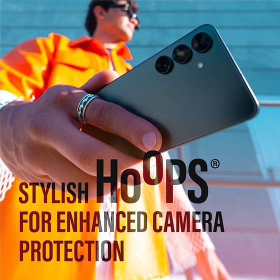 Προστατευτικό καμερών Samsung Galaxy S25 Ultra - PanzerGlass Hoops Lens Protector Black image 4