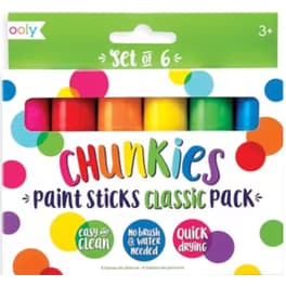 Χρώματα Ooly Chunkies Paint Sticks 6 Τεμάχια