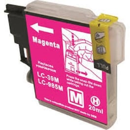 Συμβατό Brother Lc39 Ματζέντα Μελάνι Εκτυπωτή Lc985XL