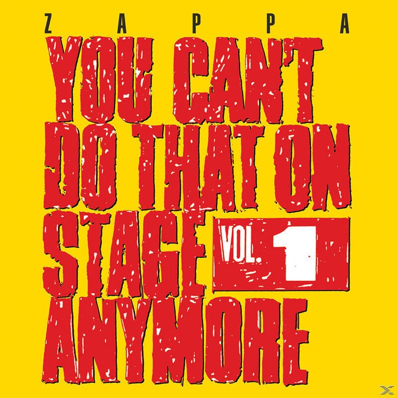You Cant Do That On Stage Anymore, Vol.1