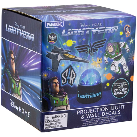 Σετ Φωτιστικό & Αυτοκόλλητα Τοίχου Paladone Disney - Buzz Lightyear Projection Light & Wall Decals image 2