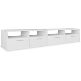 Έπιπλα Τηλεόρασης VidaXL Μοριοσανίδα 2 Τμχ 95x35x36cm - Λευκό