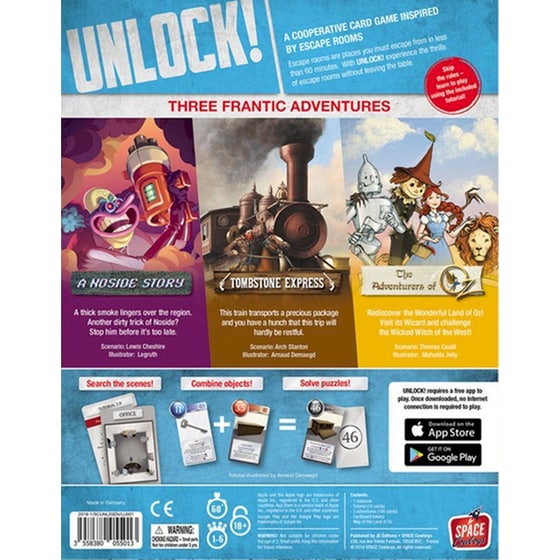 Επιτραπέζιο Παιχνίδι Space Cowboys Unlock 3! Secret Adventures image 2
