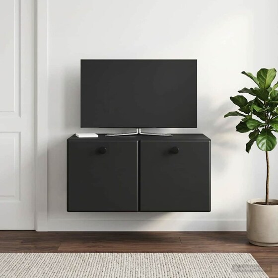 Επιτοίχιο Έπιπλο Τηλεόρασης VidaXL 59.5x41x30 cm - Λευκό image 2