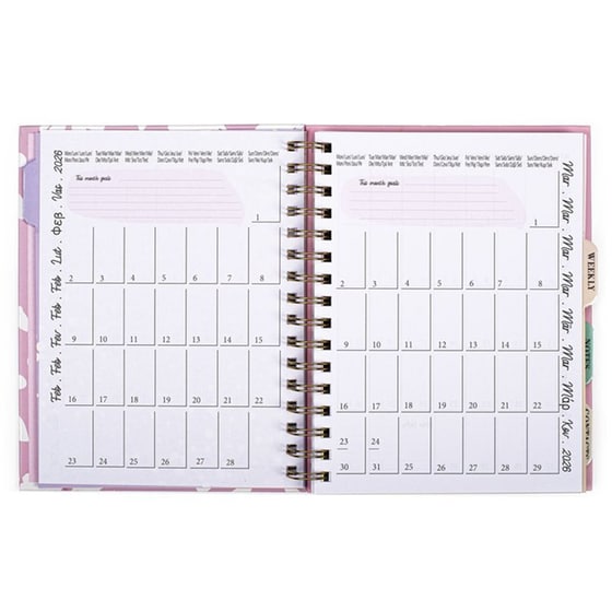 Ημερολόγιο Posh+Pop 2026 12Μ Σπιράλ Flower image 5