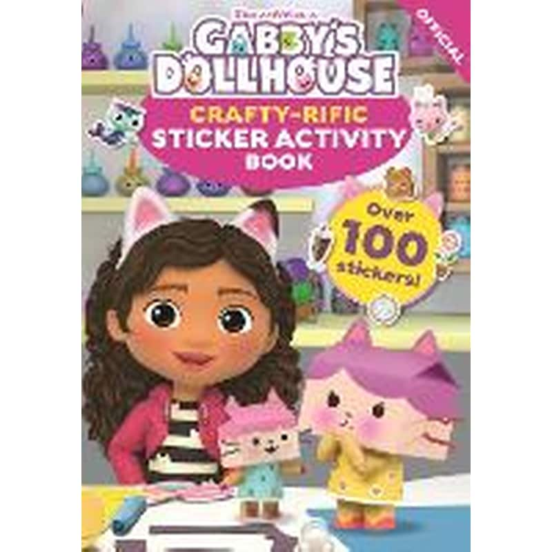 DreamWorks Gabbys Dollhouse: Crafty-Rific Sticker Activity Book