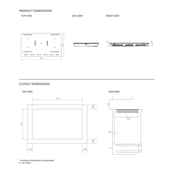 BERTAZZONI P905I2M30NVS 90 cm Μαύρο Εστία Επαγωγική Αυτόνομη image 3