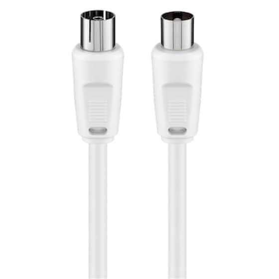 Goobay Καλώδιο Κεραίας Αρσενικό Σε Θηλυκό 11511 70db 2.5m Λευκό image 0