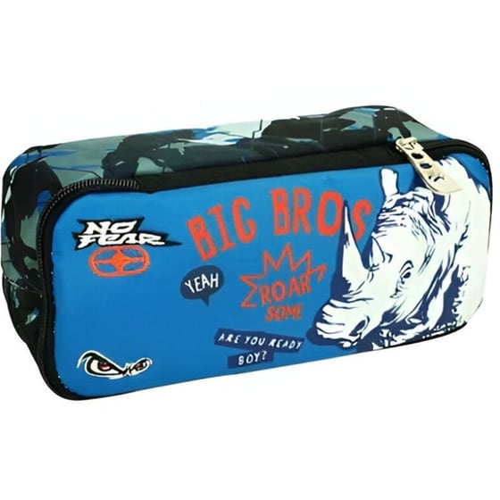 Κασετίνα Βαρελάκι No Fear RhiNo Διπλή image 0