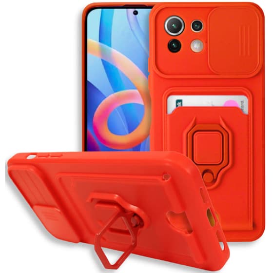Θήκη Xiaomi Mi 11 Lite - Bodycell Multifunction - Κόκκινο image 0