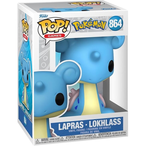 Funko Pop! Games - Pokemon - Lapras/Lokhlass #864 image 1