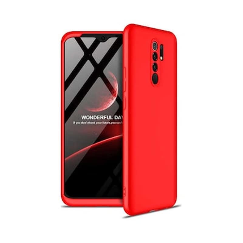 GKK Θήκη Xiaomi Redmi 9 - Gkk 360 Full Body Protection - Red