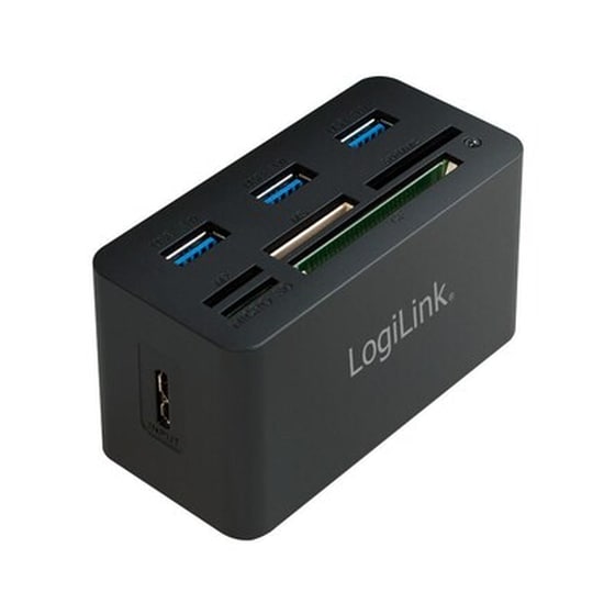 Card Reader Logilink 3xusb 3.0 Hub Aio image 1