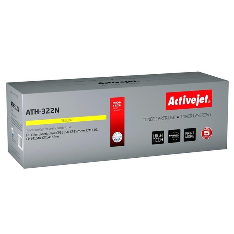 Συμβατό Toner ActiveJet HP 128A CE322A - Yellow φωτογραφία