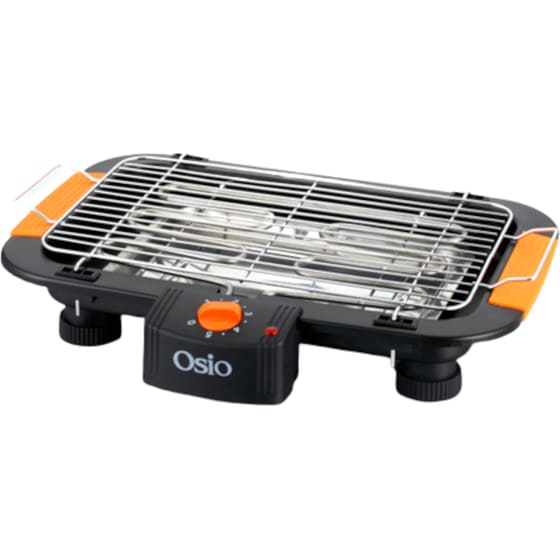 Επιτραπέζια Ηλεκτρική Ψησταριά OSIO OGB-2437 2000 W Μαύρο image 1