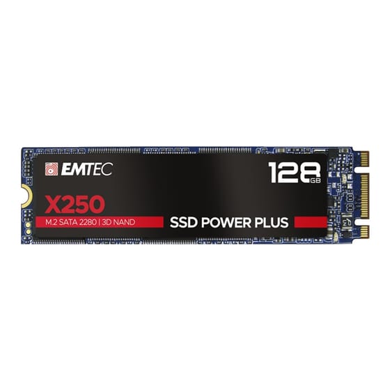 Εσωτερικός SSD Emtec X250 SATA III M.2 128GB 3D NAND image 0