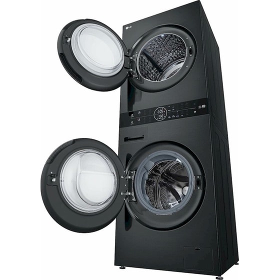 LG WT1210BBF WashTower 12kg/10kg 1.400 Στροφές με WiFi Ανθρακί Πλυντήριο Στεγνωτήριο Ρούχων image 3