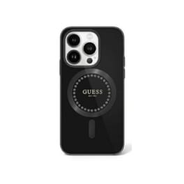 Θήκη Apple iPhone 16 Pro Max - Guess MagSafe “Rhinestones” Hard Case - Black