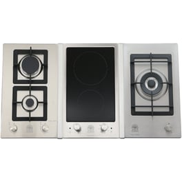 LA GERMANIA P93 3CV LAG X (GN) 92.7 cm Inox Εστία Μεικτή Φυσικού Αερίου Αυτόνομη