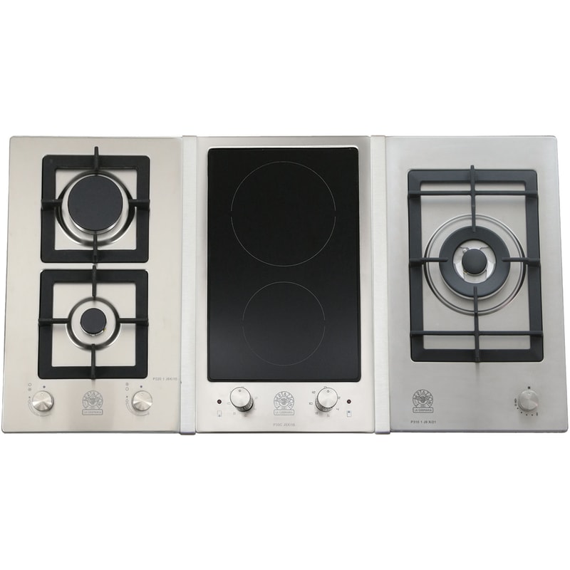 LA GERMANIA LA GERMANIA P93 3CV LAG X (GN) 92.7 cm Inox Εστία Μεικτή Φυσικού Αερίου Αυτόνομη