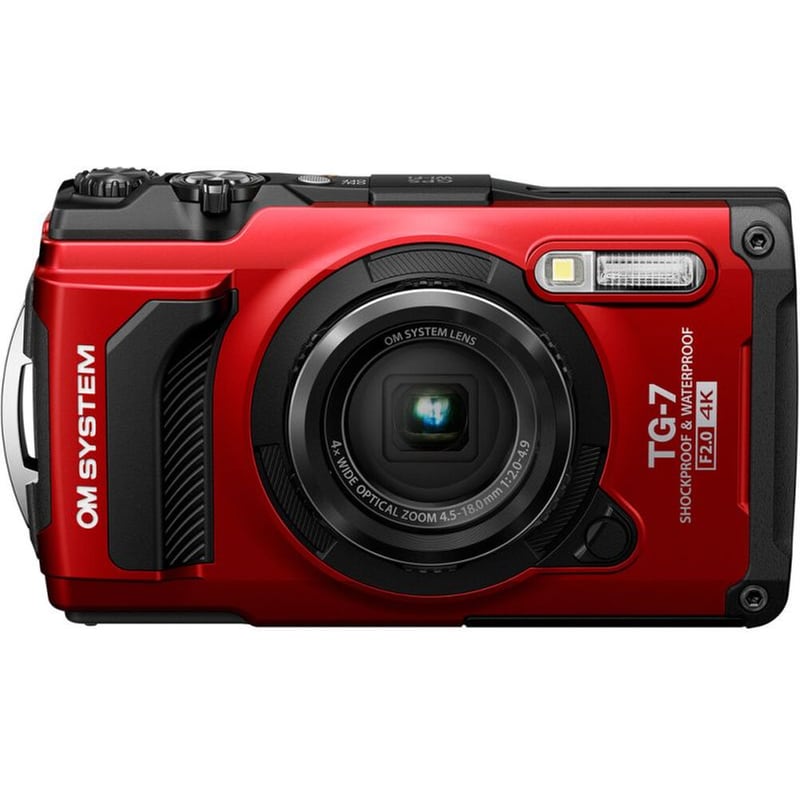 Αδιάβροχη Φωτογραφική Μηχανή Compact Olympus Tough TG-7 - Κόκκινο