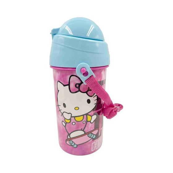 Παγούρι Gim Πλαστικό Fd Hello Kitty 500 ml Ροζ image 0