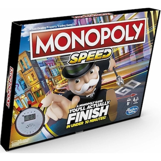 Hasbro Monopoly Speed Board Game  E7033 image 0