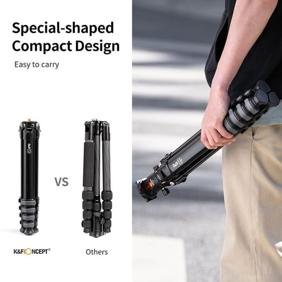 K&F Concept SP4022M1 Τρίποδο για Φωτογραφικές Μηχανές DSLR image 2