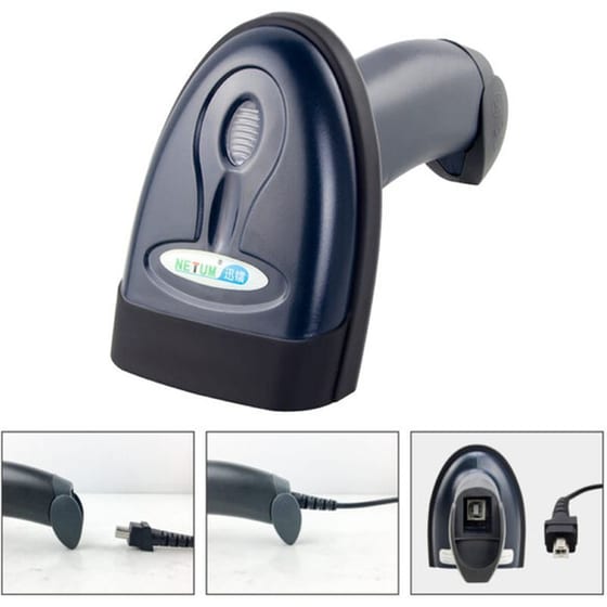 NETUM 3-in-1 Scanner Χειρός Ασύρματο CCD Ανάγνωση 1D Barcodes image 2