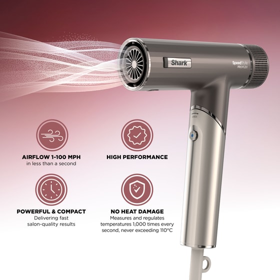 Σεσουάρ Μαλλιών SHARK HD542EU SpeedStyle PRO FLEX 1700 W Καφέ image 4