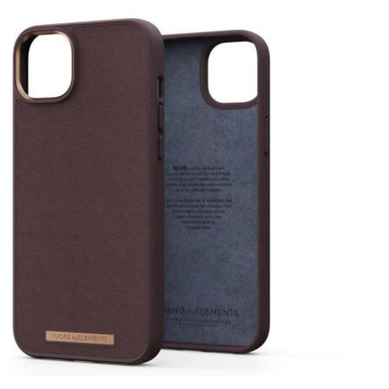 NJORD Θήκη Apple iPhone 14 Plus - Njord Leather - Dark Brown