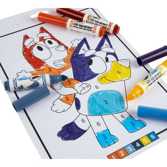 Σετ Ζωγραφικής Crayola Bluey Χρωμάτισε με Αριθμούς image 4