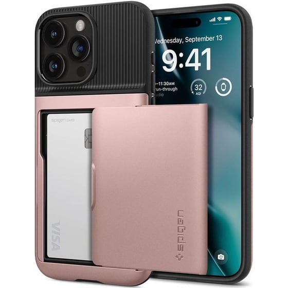 Θήκη Apple iPhone 15 Pro - Spigen Slim Armor Cs - Ροζ image 0