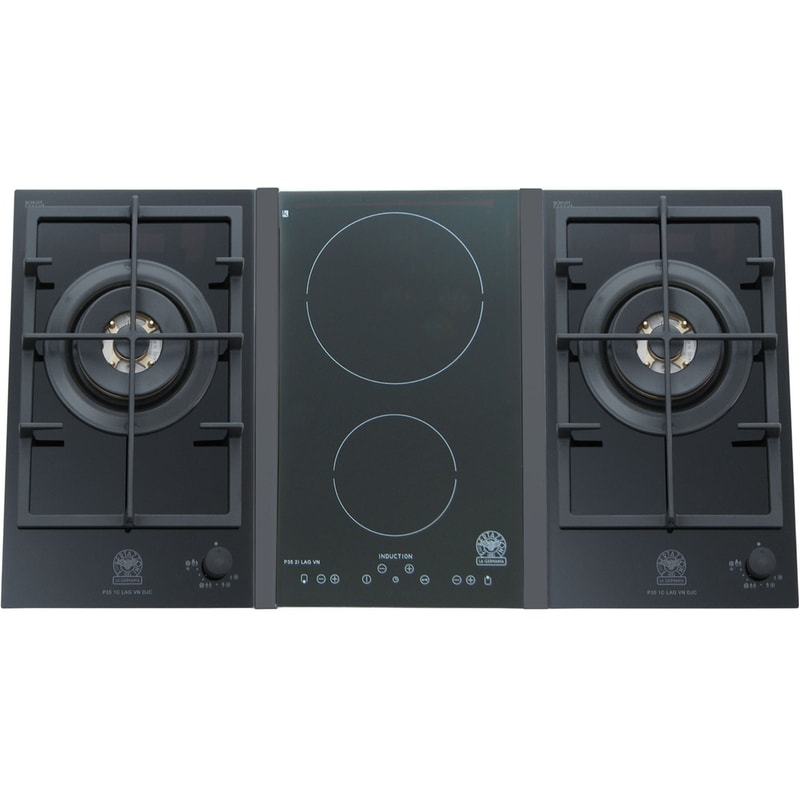 LA GERMANIA P952CILAGVN (GPL) 91.5 cm Μαύρο Εστία Μεικτή Υγραερίου Αυτόνομη LA GERMANIA