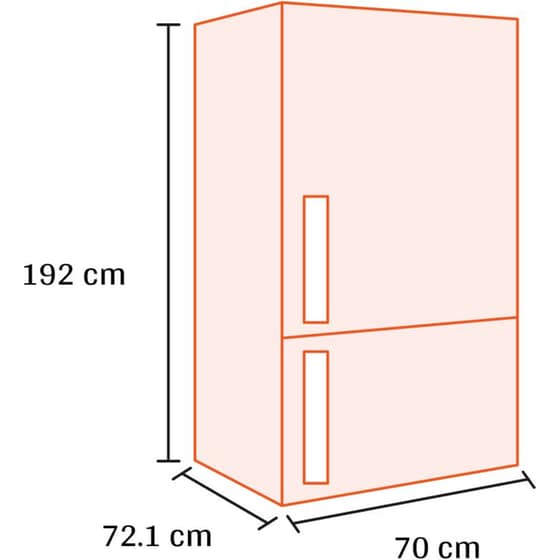 BERTAZZONI RBM70F4FBNC Total No Frost 481 Lt Μαύρο Ψυγειοκαταψύκτης image 1