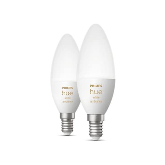 Έξυπνες Λάμπες Philips Hue E14 2 Τμχ - Λευκό image 1