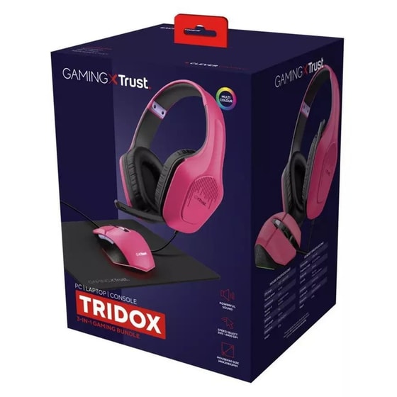 Trust Tridox GXT 790 3 σε 1 Gaming Bundle - Ροζ image 8