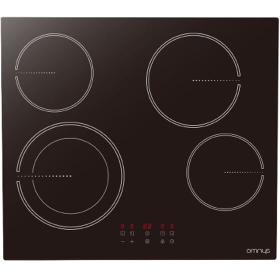 OMNYS CH641TFB  60 cm Μαύρο Εστία Κεραμική Αυτόνομη image 0