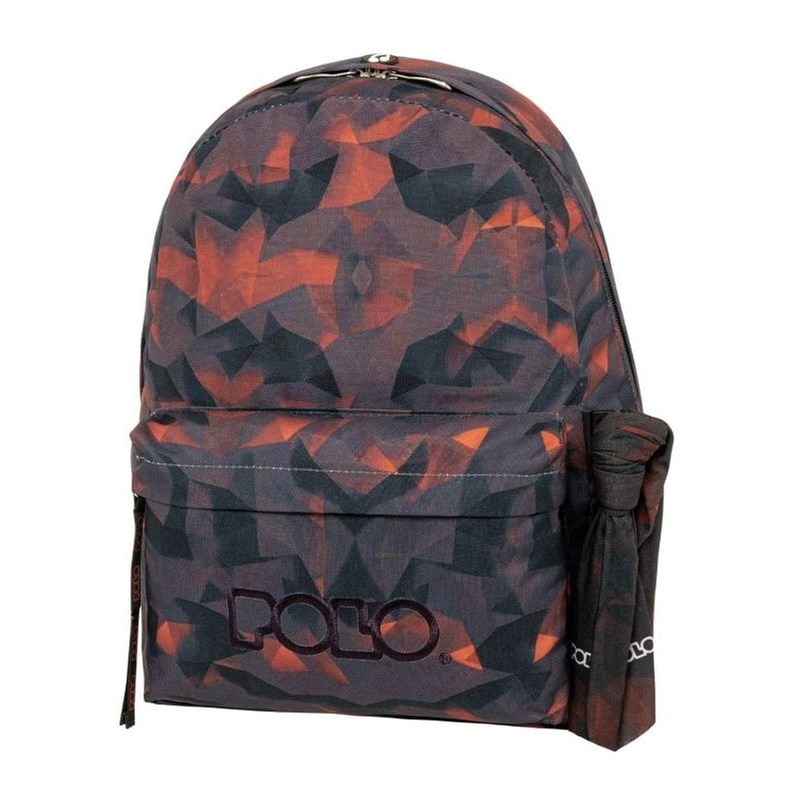 Τσάντα Polo Πλάτης Original Shapes Κόκκινο-Γκρι