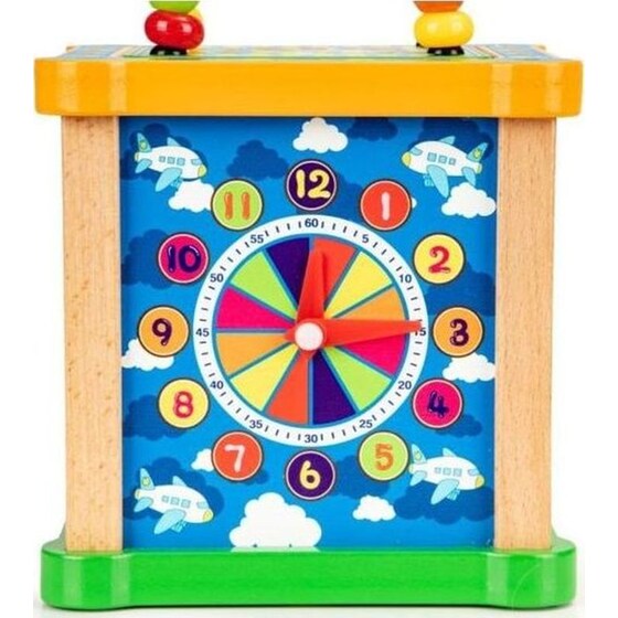 Eκπαιδευτικός Παιδικός Κύβος Ecotoys Με Πίνακα Hm015473 - 15.5x15.5x27cm image 5