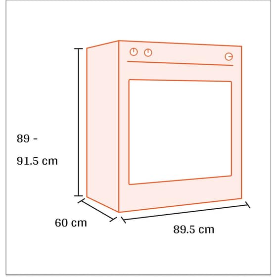 BERTAZZONI MAS95C1EXC 86 Lt Inox Μεικτή Κουζίνα Αερίου image 2
