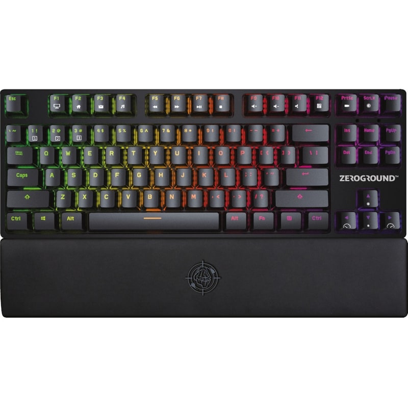 ZEROGROUND Zeroground KB-3100G Tonado Mini Gaming Μηχανικό Ενσύρματο Πληκτρολόγιο Tenkeyless με Outemu Red διακόπτες και RGB φωτισμό (US)