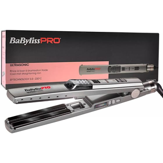 Ισιωτικό Μαλλιών BABYLISS PRO Ultrasonic Cool Mist BAB2191EPE Ασημί image 3