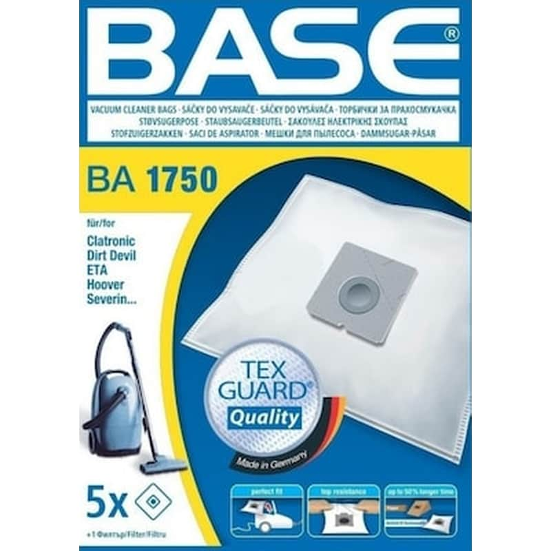 BASE BASE BA1750 Σακούλες για Ηλεκτρική Σκούπα