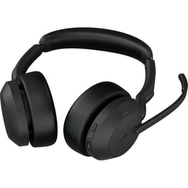 Ακουστικά Κεφαλής Jabra Evolve2 55 με Μικρόφωνο- Μαύρα