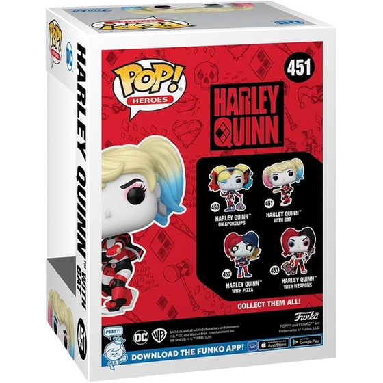 Funko Pop! Heroes - Dc Heroes - Harley Quinn with Bat #451 image 1