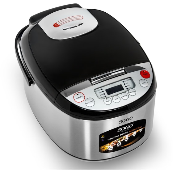 Πολυμάγειρας SOGO OLL-SS-10785 900 W 5 L Ασημί image 3